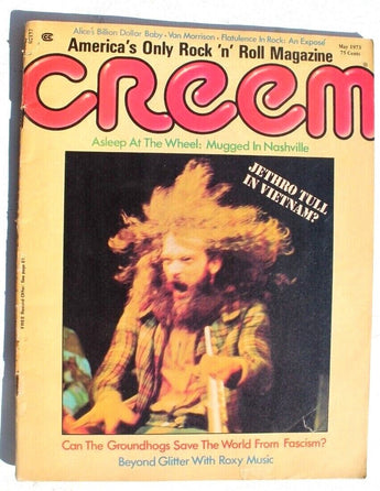 Vintage Creem Magazine May 1973 - Jethro Tull In Vietnam