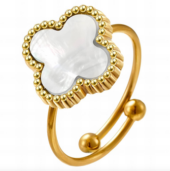 New 18K Gold Plated Stainles Steel BOHO Ring Ajustable Hypoallergenic