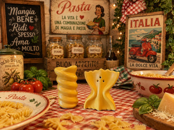 New Yellow Pasta Noodle Bowtie Salt & Pepper Shakers Salt N Pepper Dinning Set