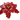New Large Metal Christmas Red Poinsettia Flower Hanging Door Wall Art Decor