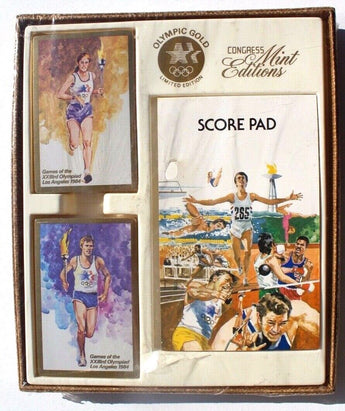 Vtg Congress Mint Editions Olympic Gold Limited Edition Collector Cards Deck