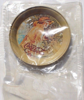 Sealed Vtg 1974 Coca Cola Soda Pop Advertising Mini Memorabilia Tin Serving Tray