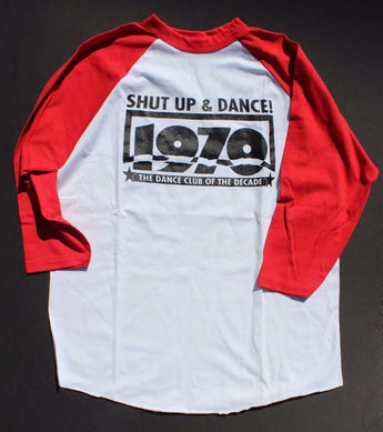 RARE VTG Orig Shut up & Dance! 1979 The Dance Club Of The Decade Shirt XL NOS #2