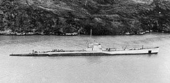 Vtg B&W WWII World War Two Military USS Navy Boat Photo #757