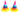2 KIDS Happy Birthday RAINBOW Party Celebration Hat Accessory