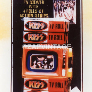 Vtg 1970s - 1980s (Aucoin) Promo Prototype Toy Photo KISS T.V. Viewer Roll #2206