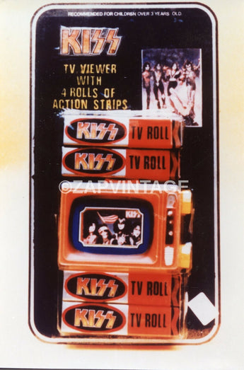 Vtg 1970s - 1980s (Aucoin) Promo Prototype Toy Photo KISS T.V. Viewer Roll #2206