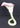 Vtg Pink White Lily Flower Art Studio Pottery Vase Figure Room Decor Stamped MW