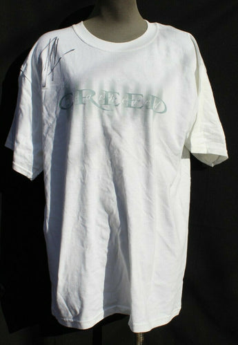 Vtg Creed Band Weathered Would Tour SCOTT STAPP Autographed Signed Shirt Mens L