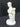 Vtg MCM CALIFORNIA CA Pottery - No Name Chinese Man Bisque Vase