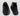 Antique Vtg 1900s Lancashire Childs Black Leather Wood & Iron Shoes Clogs 8"