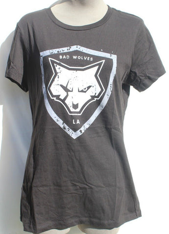 New Bad Wolves LA LOGO Heavy Metal Band T-Shirt NEW Authentic NOS