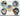 5 Vintage Space Shuttle Decal Sheet No. 5. Flights 51-J through 51-L Stickers