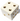 New Large White / Gold Casino Gambeling Dice Figurine Room Decor