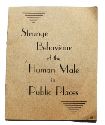 Vintage 1950s Funny Strange Behaviour Of The Human Male In Public Places Booklet