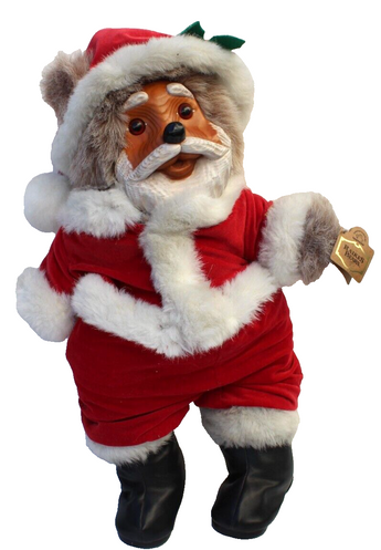 Vtg RAIKES BEARS Santabear Santa Claus Bear Christmas Holiday 411/7500 Signed