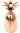 Copper Pineapple Straw Cup Drink Beverage Container Gift Mug Tumbler 17oz Single
