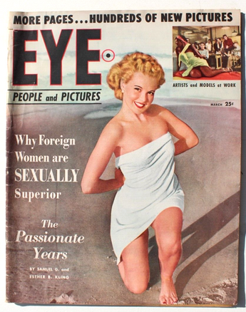 Vintage March 1950 EYE People And Pictures Vol. 1 No. 5 Magazine - Roma Paige