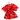 Vtg Flair Red & White Polkadot Dress Up Doll Play Clothes / Clothing Dress