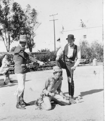 Vintage B&W 1920's - 1930's BETA PHI Frat Photo (Goofy) Hazing