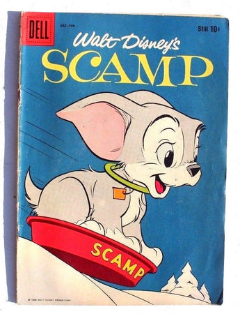Vintage Scamp #8 (Dec 1958-Feb 1959, Dell) Comic Book
