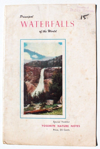 VTG Principal Waterfalls of the World and Their Relation to Those in Yosemite