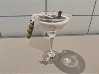 New Retro Large Dirty Martini W/ Olives Candle Home Decor Gift Mother Birthday