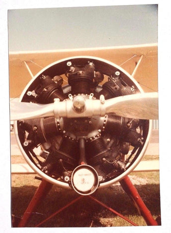 Vtg 1931 Waco QCF-2 Airplane (Engine, Motor) 3X5 Photo