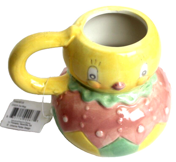 New Johanna Parker Transpac Holiday Easter Dottie Chick Mug Decor