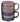 New Pink / Purple Opal Multicolored Macaroons Cookie Coffee Mug W/ Handle