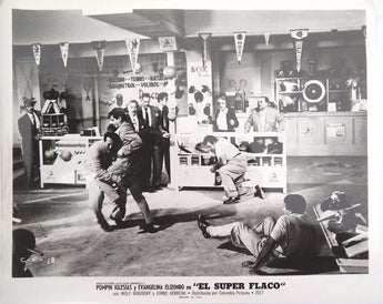 Vintage 1959 Pompin Iglesias / Evangelina Elizondo EL SUPER FLACO Press Photo