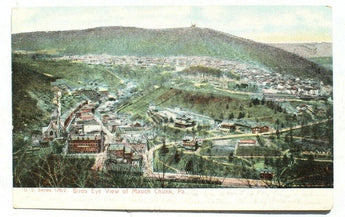 Vtg 1900s Birds Eye View Mauch Chuck Pennsylvania Postcard (24 Of 1000)
