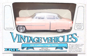 Vintage ERTL 1952 Cadillac Coup DeVille Die-Cast 1:43 Metal Replica 1986 MIP NOS