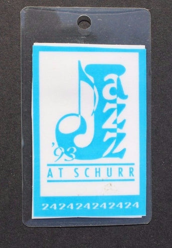 Vtg All Access Backstage Pass / VIP Laminate - 1993 Jazz At Schurr (1 of 52)