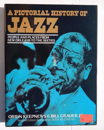 Vtg 1981 Keepnews & Grauer A PICTORAL HISTORY OF JAZZ Illust. Crown Pub Book