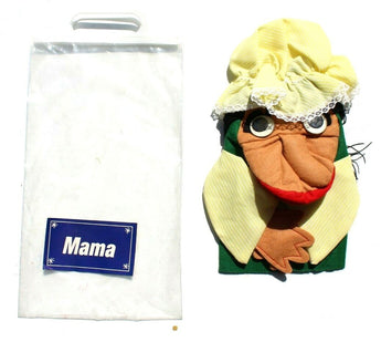 Vintage Sheram Industries 1969 MAMA / GRANDMA Kids Hand Puppet Show - NOS