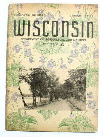 Wisconsin Department of Agriculture & Markets Bulletin 180-1937-Photographs Book