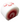 New Red / White Christmas Peppermint Candy Swirl Figural Candle Food W/ Glitter