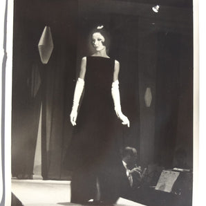 Vintage 1950's Black & White PAGEANT Fashion RUNWAY SHOW U.S. Grant HOTEL PHOTO