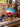 New Red Blue 4th of July Memorial Day Patriotic Ice Cream In A Cone Figurine