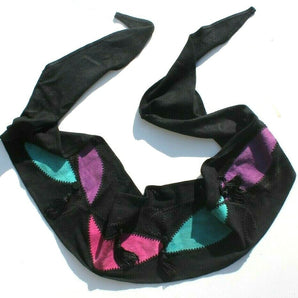 Vtg 1980s 1990s COLORFUL Retro Cloth Tie Around Wrap Around Belt (Cyndi Lauper)