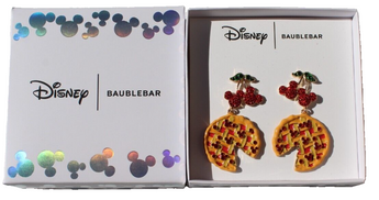 New DISNEY X BAUBLEBAR MICKEY CHERRY PIE DANGLE EARRINGS
