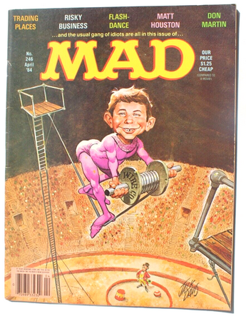 Vintage April 1984 MAD Magazine Comic Humor No. 246