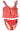 Vtg 1990s Retro Original Ralph Lauren Red & Stripped 2 Piece Swimsuit Size 12
