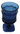 Vtg 1970s Retro MCM Noritake Spotlight Blue Wine Goblets Square Footed Glass Cup