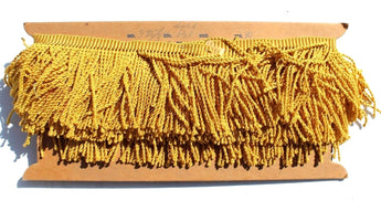 Vtg 1960s Tassle Retro Mod Funky Trim Fabric Trimming Bindings Sewing Material