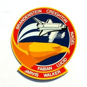 BRANDENSTEIN CREIGHTON NAGEL FABIAN LUCID BAUDY AL-SAUD NASA Decal Sticker