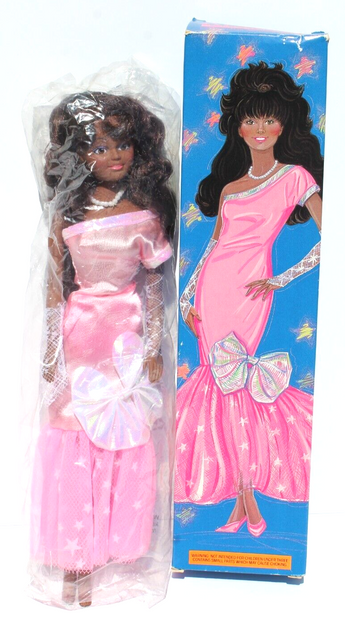 Vintage 1990 Avon African American Kenzie Doll New Opened Box / NOS
