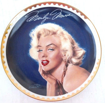 Bradford Exchange "Fire & Ice" Marilyn Monroe The Gold Collection Plate 5th Issu
