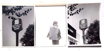 Vintage SECURITY PACIFIC BANK Sample Photos For Ad ( ADVERTISING)